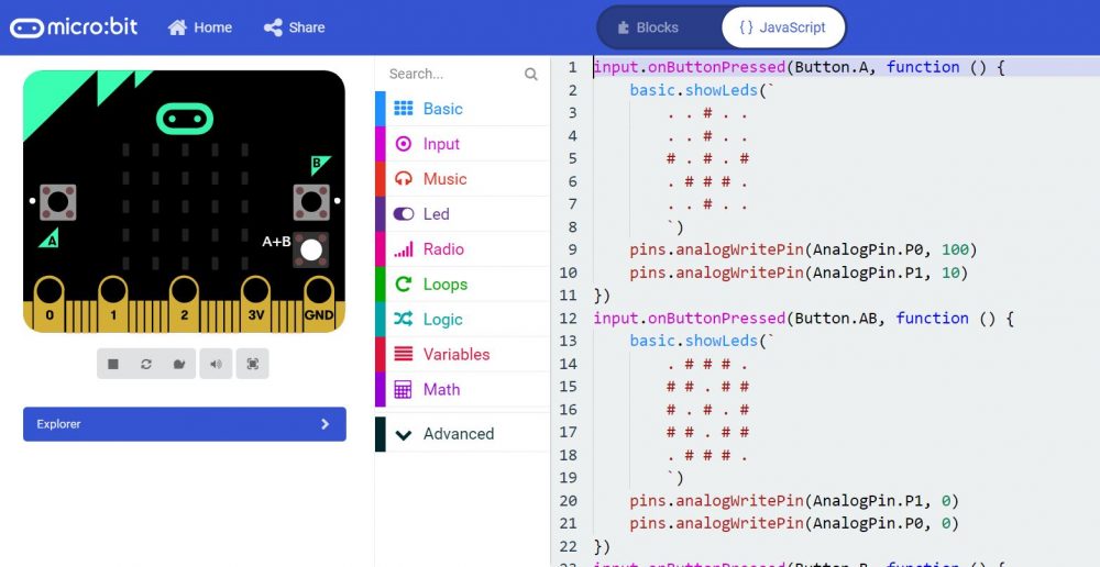 Explorer JavaScript Programmer (level II)